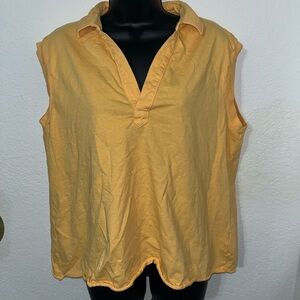 Frank & Eileen Olivia popover collar tank top